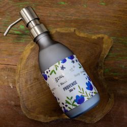   Prémium Kéz és Testápoló - Provence - 300ml  (tejüveg, rozsdamentes kinyomó)