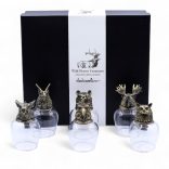 "Bottom Up" pohár (100ml) - Vad erdei lények - antik bronz