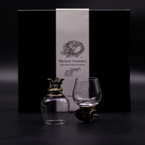 "Bottom Up" pohár (100ml) - Mitikus lények - antik bronz