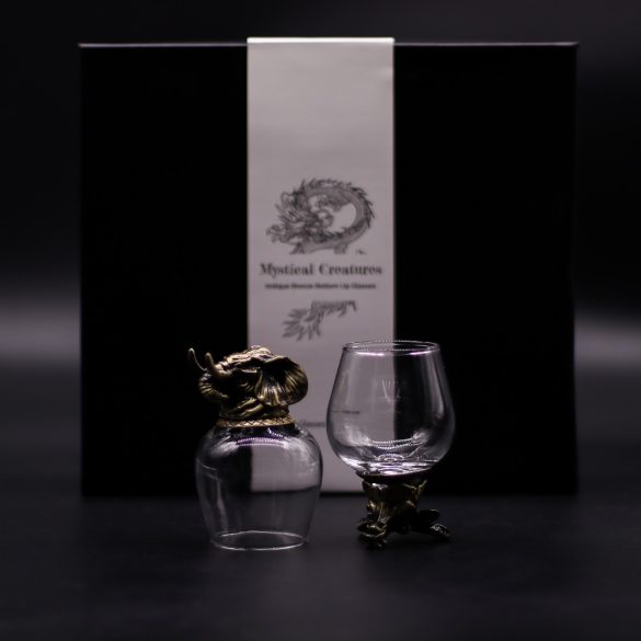 "Bottom Up" pohár (100ml) - Mitikus lények - antik bronz
