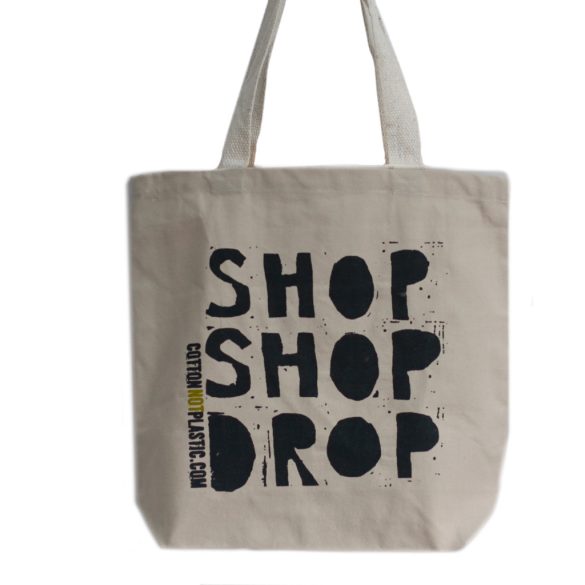 ÖKO Pamutvászon táska -  Shop Shop Drop (4 különböző színben)