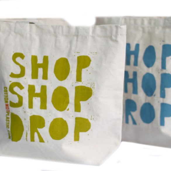 ÖKO Pamutvászon táska -  Shop Shop Drop (4 különböző színben)