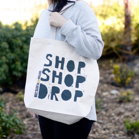 ÖKO Pamutvászon táska -  Shop Shop Drop (4 különböző színben)