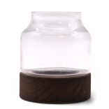 Kicsi Terrárium Sötét Tung Fával - 12x13cm