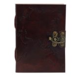 Bőrkötésű Napló - Világatlasz (18x13 cm)