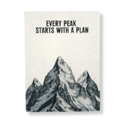   Nagy Lokta Papír Napló - Inspiráció (21x15cm) - 45 oldal - Every Peak - könyvjelzővel