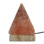 Minőségi USB Piramis Sólámpa - 9 cm (színváltós)