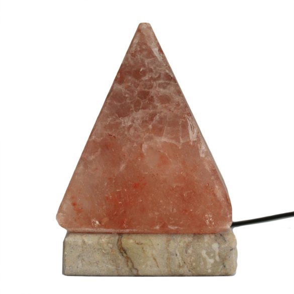 Minőségi USB Piramis Sólámpa - 9 cm (színváltós)