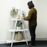 Összerakós "A" Állvány - Fehér Súrolt