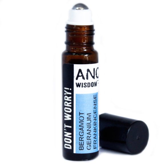 10ml Roll On Illóolaj Keverék- Ne Aggódj! (Bergamot, Muskátli, Tömjén)