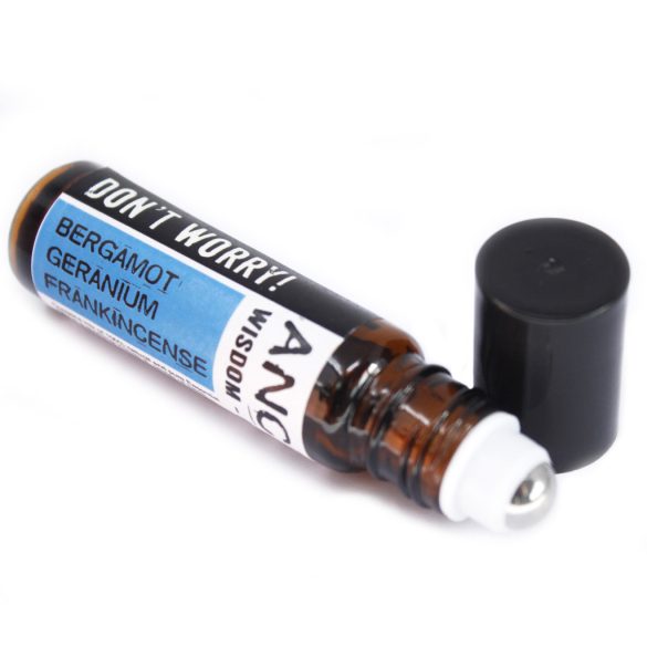 10ml Roll On Illóolaj Keverék- Ne Aggódj! (Bergamot, Muskátli, Tömjén)