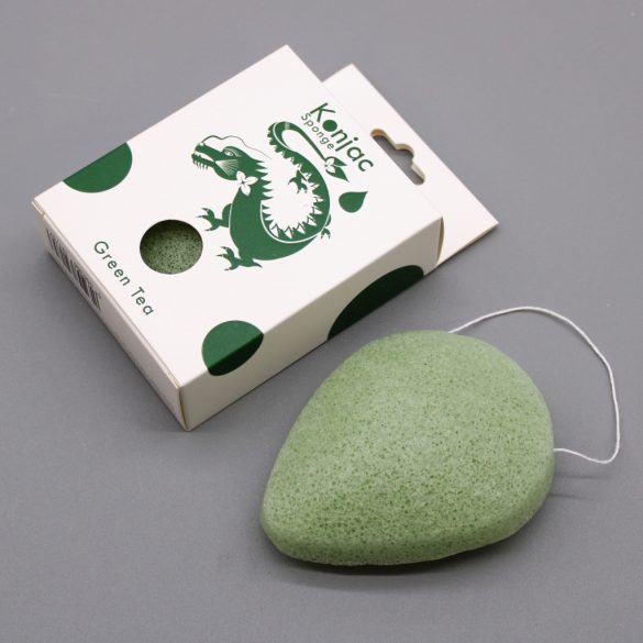 Csepp Alakú Konjac Szivacs - Zöld Tea - Védő